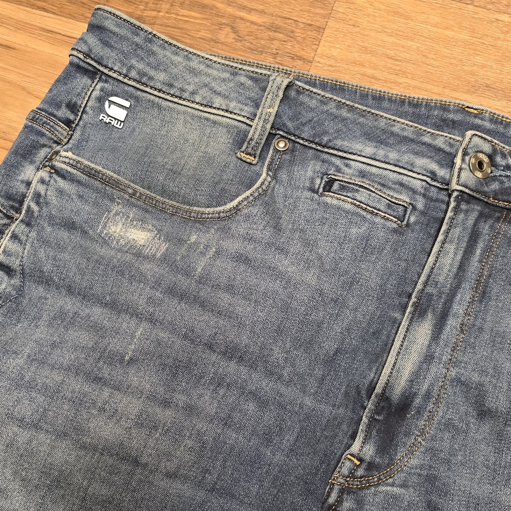 G-Star Raw D-Staq Men’s 3D Super Slim Jeans Sz 40x32 - Picture 3 of 9